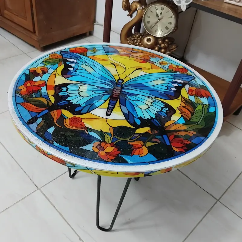 Table de coin Papillon